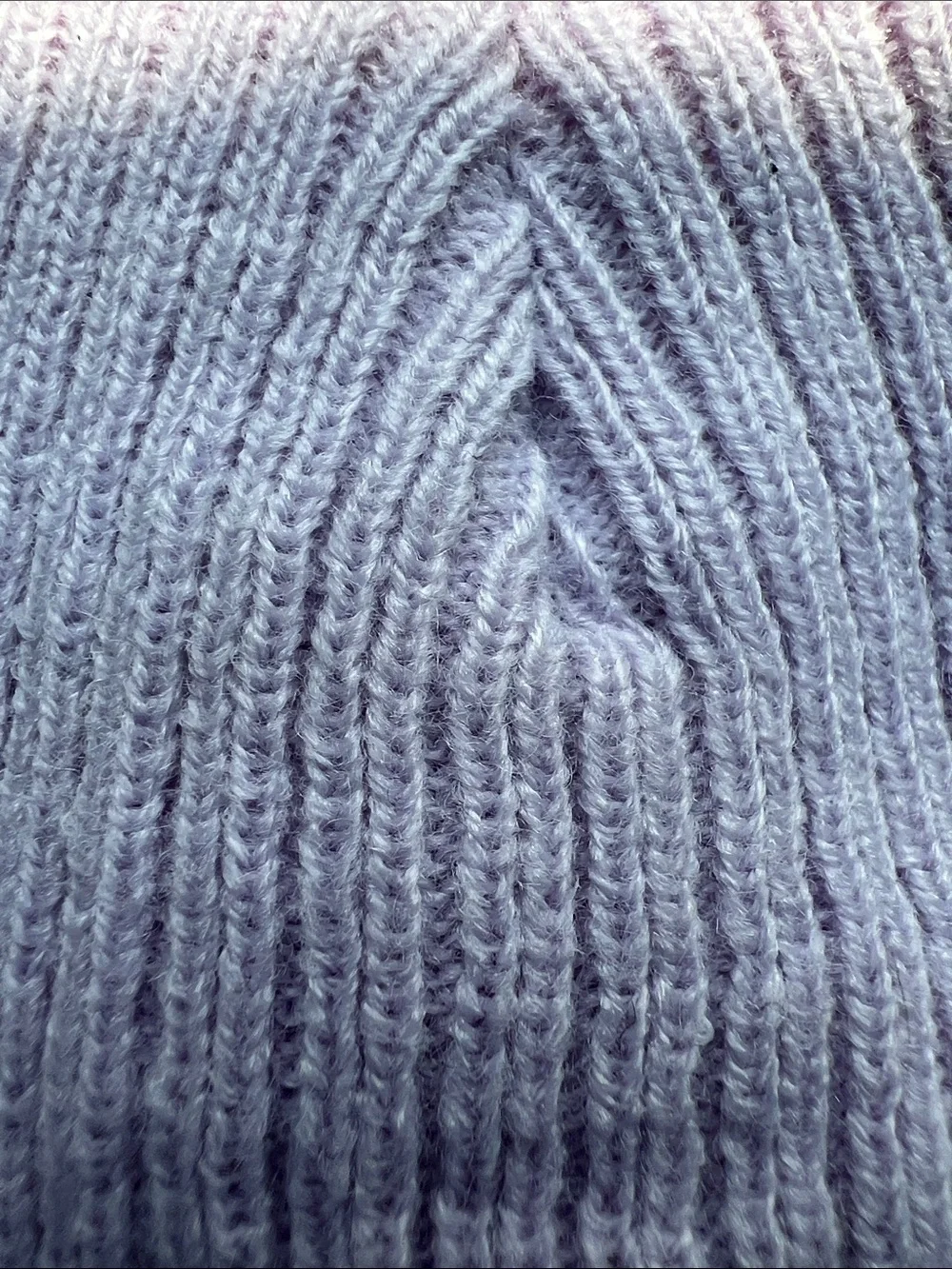 Baby Ribbed Beanie - Lavender